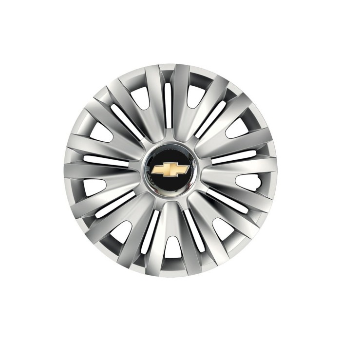 Set 4 capace roti Cu Inel Cromat Royal R15 Compatibil Cu Chevrolet