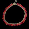 Set choker și cercei &bdquo;Rojo Profundo&rdquo;
