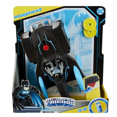 IMAGINEXT DC SUPER FRIENDS VEHICUL CU FIGURINA BAT-TECH BATMOBIL foto