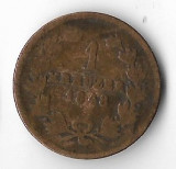 Moneda 1 kreuzer 1848 - Baden, Germania, Europa, Cupru (arama)