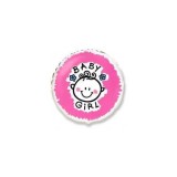 Balon Folie Rotund &quot;Baby Girl&quot; - 45x45 cm