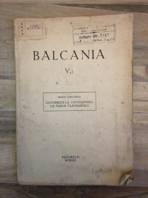 Marcel Romanescu - Balcania Vol. I foto