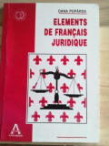 Elements de francais juridique - Oana Poparda