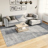 vidaXL Covor pufos &quot;PAMPLONA&quot; cu fire &icirc;nalte albastru modern 240x340cm