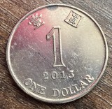 C50 - Moneda foarte veche - Hong Kong - 1 dolar - 2013