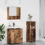 VidaXL Set de mobilier pentru baie 3 pcs Lemn vechi 61 x 35 x 64 cm