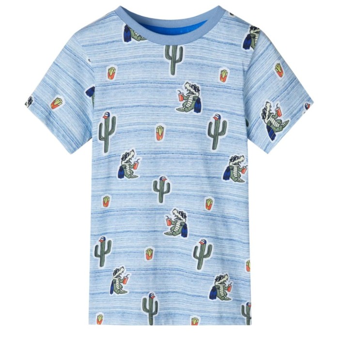 Tricou pentru copii, mix de albastru, 92