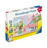 Cumpara ieftin Puzzle Ravensburger - Printese si unicorn, 24 piese