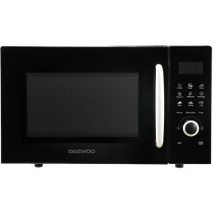 Cuptor cu microunde Daewoo KOR-91RBK-2, 800 W, 23 L, Grill, Control digital, Display LED, 10 programe, Program popcorn, Negru