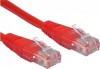 PATCH CORD UTP SPACER Cat5e, cupru-aluminiu, 1 m, rosu, AWG26, &quot;SP-PT-CAT5-1M-R&quot; (timbru verde 0.08 lei)