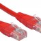 PATCH CORD UTP SPACER Cat5e, cupru-aluminiu, 1 m, rosu, AWG26, &quot;SP-PT-CAT5-1M-R&quot; (timbru verde 0.08 lei)