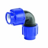 PP PE Pipe Fitting 90&deg; Angle 2 Fittings 40 x 40