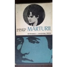 Marturii Eminescu-Veronica Micle :Augustin Z. N. Pop