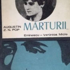 Marturii Eminescu-Veronica Micle :Augustin Z. N. Pop