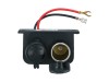 Priza auto dubla Carpoint 12-24V max. 15A suplimentara cu cablu de 15cm., 1 buc.