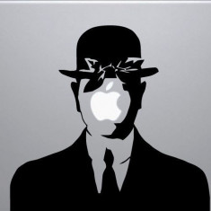 Laptop Vinyl Sticker Rene Magritte Son of Man
