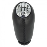 Cumpara ieftin Nuca Schimbator 6 Viteze Dacia Duster ALM, Plastic+Piele Ecologica, Negru+Crom