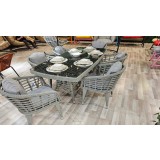 SET MOBILA GRADINA IARY 5 , MASA + 6 SCAUNE