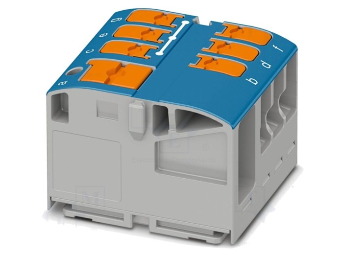 Conector de şine 24A 450V