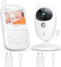 Baby monitor ( baza + camera ) YOTON ( Vedere de noapte + Temperatura + Alarma), REDUS de la 325RON