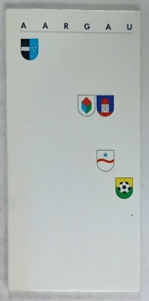 AARGAU , SERIA &#039; 23 DE CANTOANE ALE ELVETIEI &#039; , 1991, TEXT IN LIMBA GERMANA *