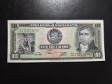 PERU 100 SOLES ORO 1975 UNC
