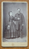 Foto Franz Duschek pe carton , secol 19 , cuplu