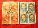2 Blocuri -Serie Elvetia 1985 Europa CEPT Muzica.stampila speciala 4x2val., Stampilat