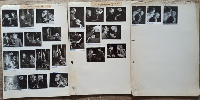 Scene din Intriga si iubire, Teatrul Bulandra 1964// lot 22 fotografii