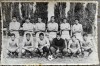 1969 Foto originală Echipa natională fotbal, adnotată verso / Raducanu, Lucescu