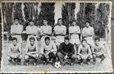 1969 Foto originală Echipa natională fotbal, adnotată verso / Raducanu, Lucescu