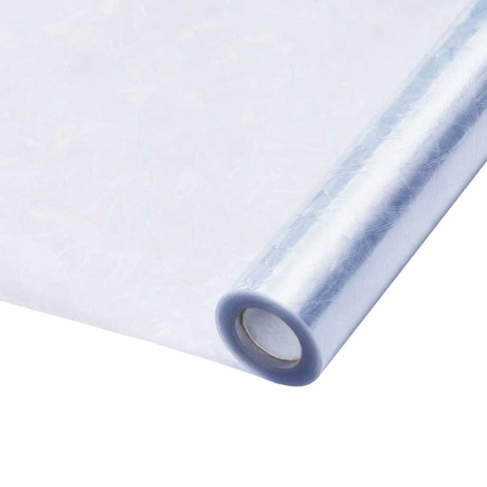 Folie fereastra, 3 buc., mata, model curcubeu 3D, PVC