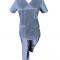 Costum Medical Pe Stil, Albastru Deschis, Model Classic - L, XL