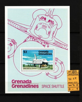 Grenada Grenadines, 1978 | Programul Naveta Space Shuttle - Cosmos | MNH | aph foto