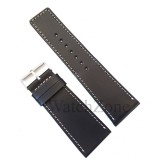 Cumpara ieftin Curea Ceas Neagra Lucrata Manual 24mm - 34mm