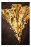 Tablou Canvas, "Aripile aurii ale visului", Aur, Fantezie, Misticism, Flux, Unduire, Profunzime, Lumină, Textură., 26 x 39 cm, CMCLASS