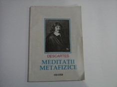 MEDITATII METAFIZICE - DESCARTES foto
