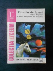DINCOLO DE FORMA. PAGINI DE POEZIE SI PROZA MAGHIARA DIN ROMANIA foto