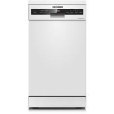 Masina de spalat vase Heinner HDW-FSM45710AWD+++, 10 seturi, 7 programe, Auto-Door opening, Control electronic, Display LED, Aquastop, Clasa D, 45 cm,