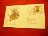 Plic FDC - Ziua Timbrului - Balon 1992 Berlin