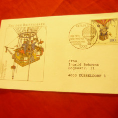 Plic FDC - Ziua Timbrului - Balon 1992 Berlin