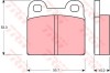 Set placute frana,frana disc OPEL VECTRA B Hatchback (38) (1995 - 2003) TRW GDB102