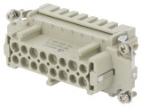Conector HDC inserturi de contact mamă DE PIN 16A