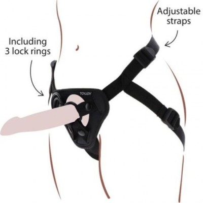 GET REAL - STRAP-ON HARNESS BLACK foto