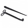 Set accesoriu elegant pentru stins lumanarea si foarfeca de taiat fitil lumanare
