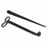 Cumpara ieftin Set accesoriu elegant pentru stins lumanarea si foarfeca de taiat fitil lumanare
