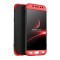 Husa Samsung Galaxy J5 2017 - Protectie 360 grade, 3 in 1, Plastic dur, Neagra/Rosie