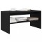 Gossi dulap tv stejar negru 80x40x40 cm lemn prelucrat