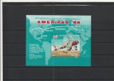 ROMANIA 1986 LP 1159 EXPOZITIA FILATELICA AMERIPEX 86 COLITA DANTELATA MNH, Nestampilat