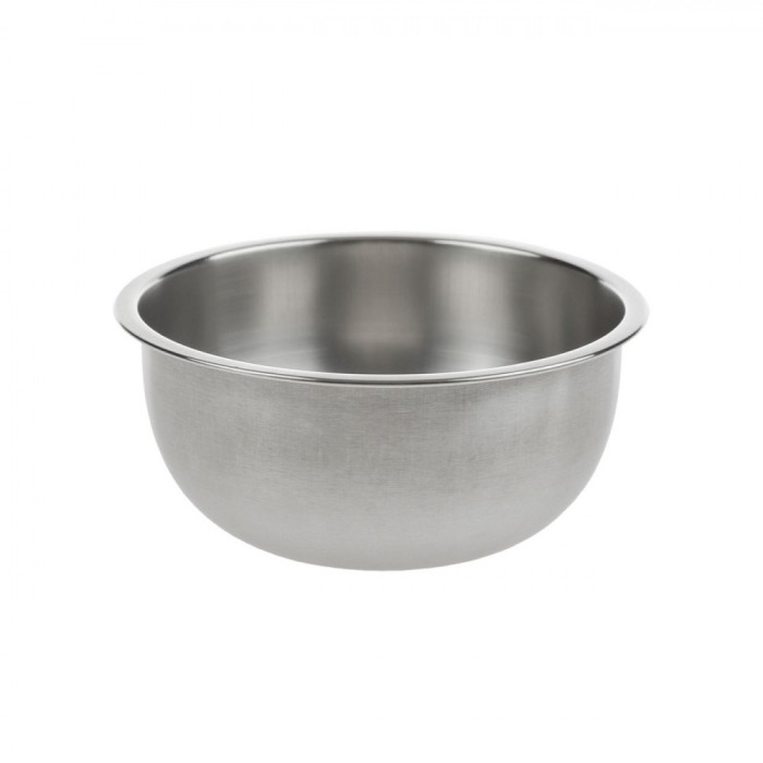 Bol Metalic pentru Amestecare, Capacitate 0.4L, Diametru 12cm, &Icirc;nălțime 5.5cm, Potrivit pentru Mașina de Spălat Vase